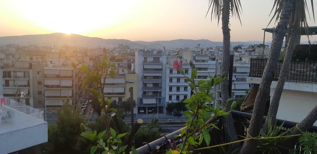 Penthouse Balcony Close To Acropolis Appartement Athene Buitenkant foto