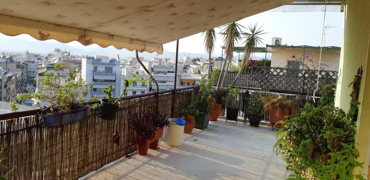 Penthouse Balcony Close To Acropolis Appartement Athene Buitenkant foto