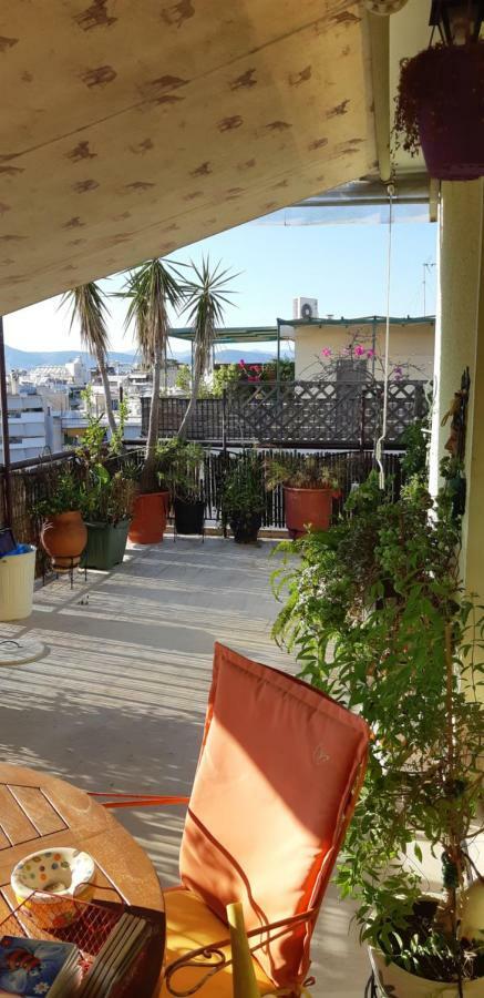 Penthouse Balcony Close To Acropolis Appartement Athene Buitenkant foto